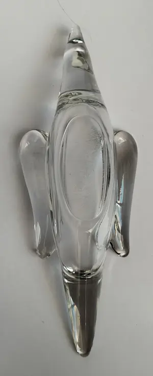 Cristallerie de Vannes Le Chatel - Grote en kleine schaal in vogelvorm kopen? Bied vanaf 40!