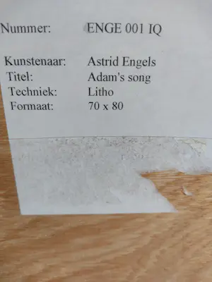 Astrid Engels - Adam's Song kopen? Bied vanaf 80!