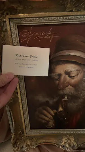 Rudolf Otto Franke - Bundle aus 3 Bildern: Frau vor Spiegel, 2x Pfeiffe rauchender Mann kopen? Bied vanaf 150!