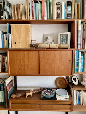 Onbekend - Wandkast systeem hout fineer kopen? Bied vanaf 550!