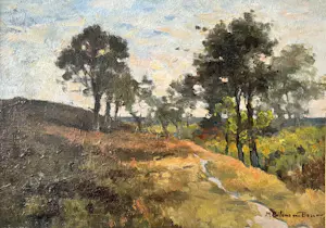 Marie Bilders-van Bosse - Landschap met bomen en pad kopen? Bied vanaf 1100!