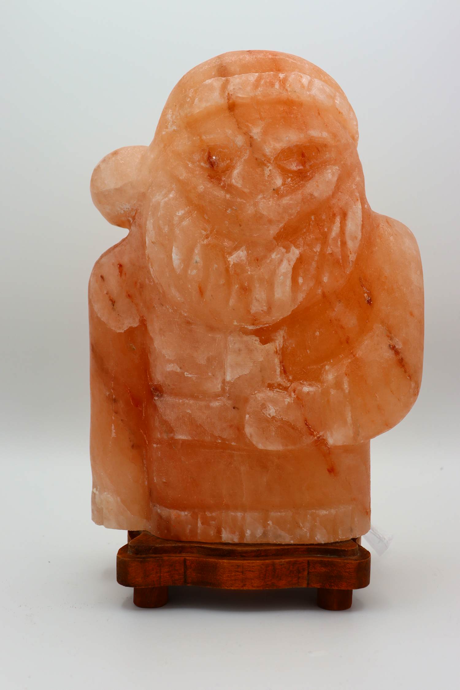 Curiosa - Handgemaakte Kerstman Sculptuur Himalaya Zoutlamp kopen? Bied vanaf 65!