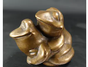 Brons (Onbekend) - parende kikkers kopen? Bied vanaf 40!