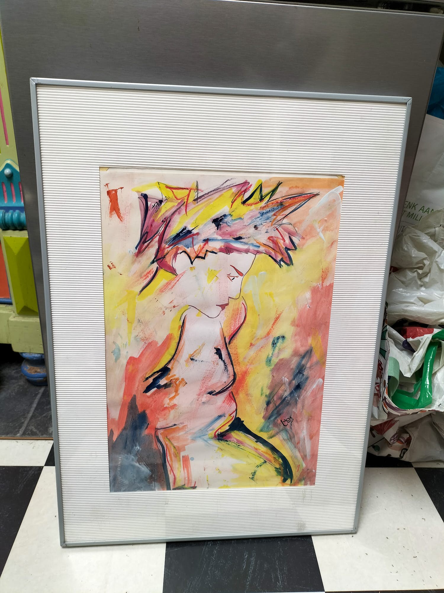 Niet of onleesbaar gesigneerd - De vrouw kopen? Bied vanaf 1!