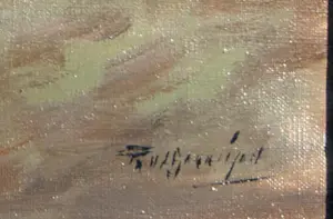 Onbekend - Impressionistisch stadsgezicht van het Begijnhof in Haarlem kopen? Bied vanaf 50!