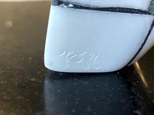 Onbekend - Sculptuur uit marmer / hardsteen, Hoofd met puzzelstukjes kopen? Bied vanaf 250!