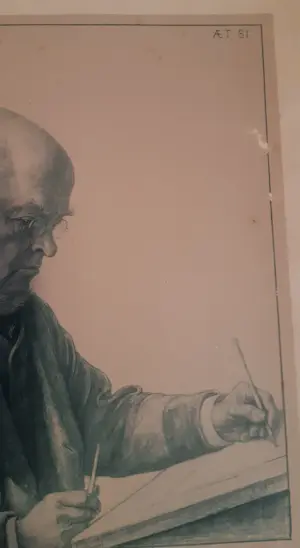 Jan Veth - Lithographie Adolph von Menzel kaufen? Bieten Sie von 40!