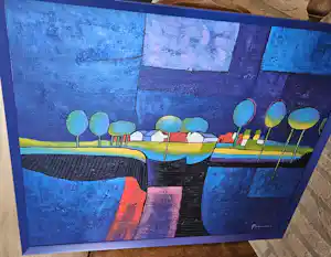 Berend Pasman - landschap verkocht voor € 175!