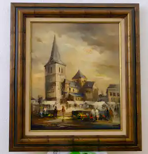 Willem Haenraets - Pancratiuskerk te Heerlen met markt vendu pour 90€ !