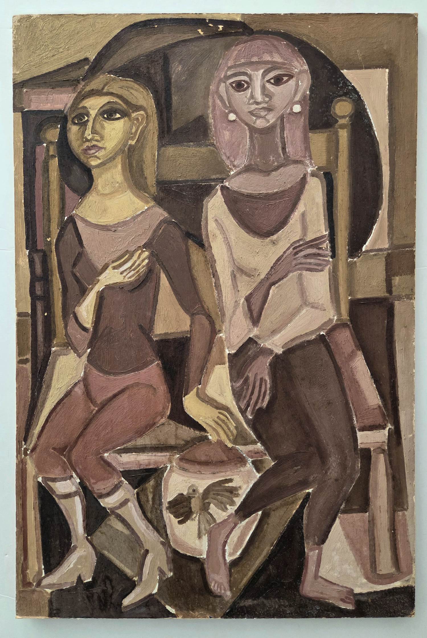 Onbekend - Twee vrouwen. Picasso stijl. kopen? Bied vanaf 20!