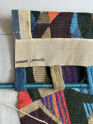 Onbekend - Seventies Welcomme Pernelle abstract wand tapijt kopen? Bied vanaf 50!