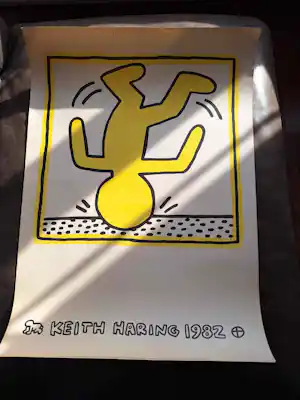 Keith Haring - Gele man vendu pour 61€ !