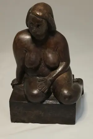 Theo van Krimpen - Zittend naakt kopen? Bied vanaf 100!