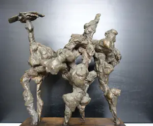 Brons (Onbekend) - "Abstracte figuren" in brons kopen? Bied vanaf 300!