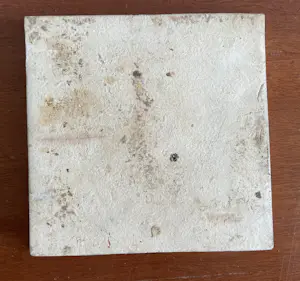 Onbekend - Hand gedecoreerde tegel met een allegorische voorstelling kopen? Bied vanaf 20!