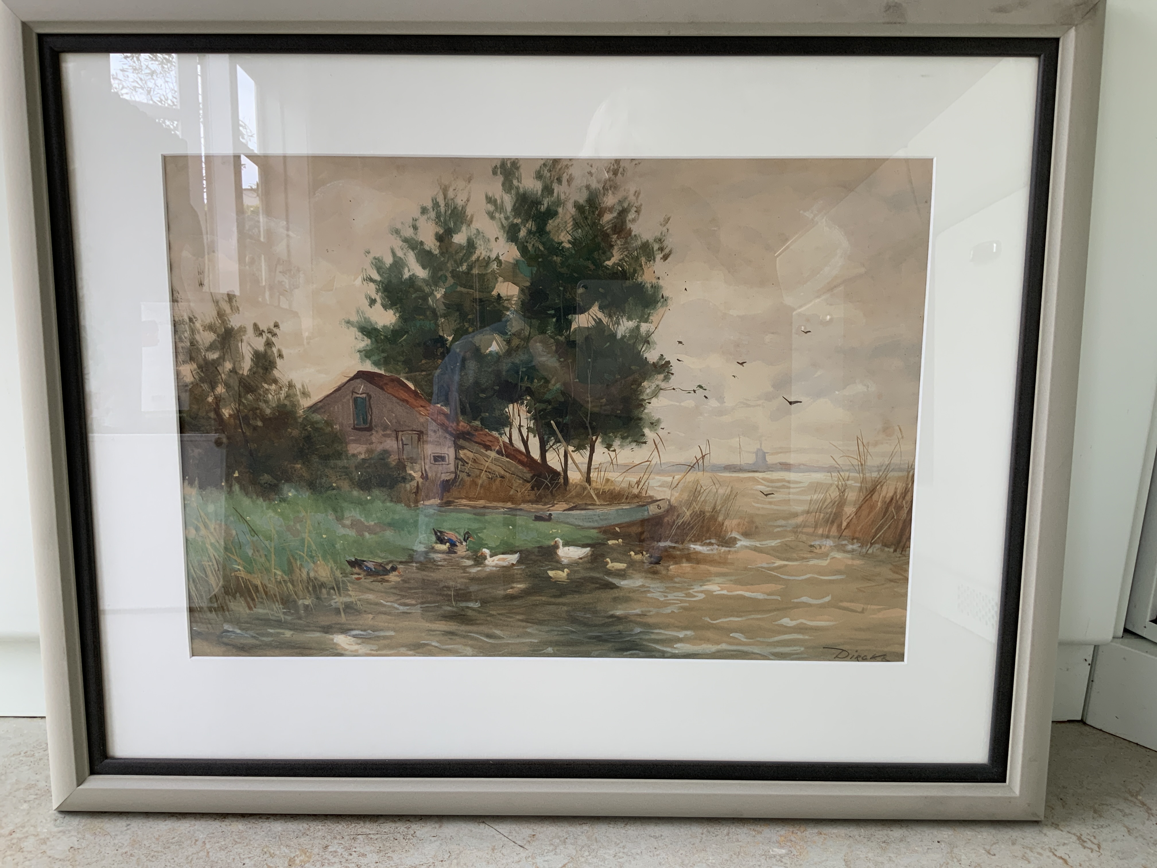 Buy Anton Dirckx - Hollands waterlandschap? Bid from 200!