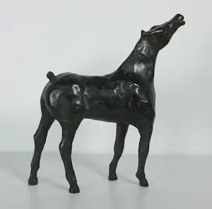 Brons (Onbekend) - Fraai beeld van een paard kopen? Bied vanaf 200!