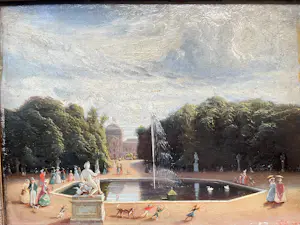 Onbekend - Uitzicht op park en fontein kopen? Bied vanaf 60!