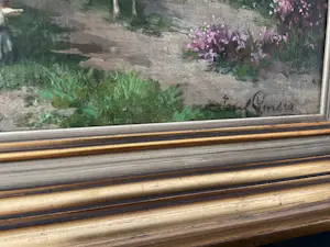 Jozef Gindra - Brabants landschap met herder en kudde kopen? Bied vanaf 250!