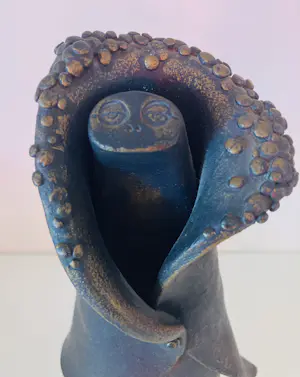 Keramiek overige - Uniek gesigneerd verbronsd beeldje kopen? Bied vanaf 35!