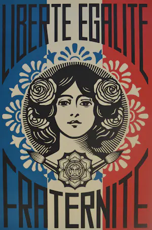 Shepard Fairey - LIBERTÉ, ÉGALITÉ, FRATERNITÉ - gesigneerd kaufen? Bieten Sie von 20!