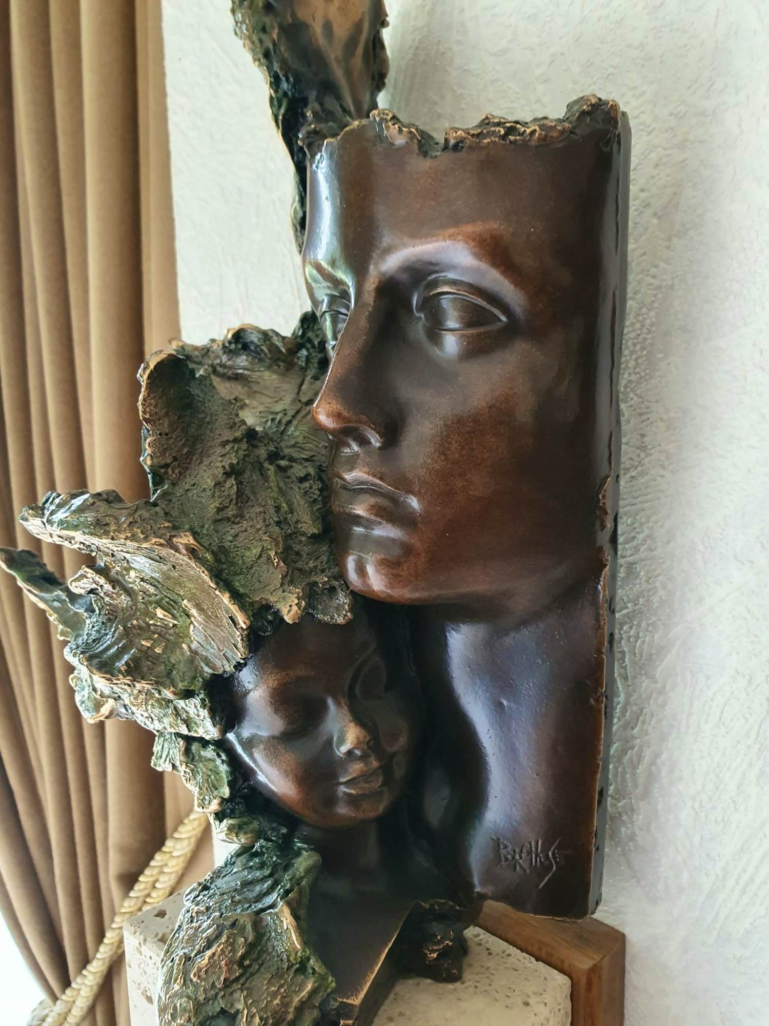 Brons (Onbekend) - 'moeder en kind' kopen? Bied vanaf 100!