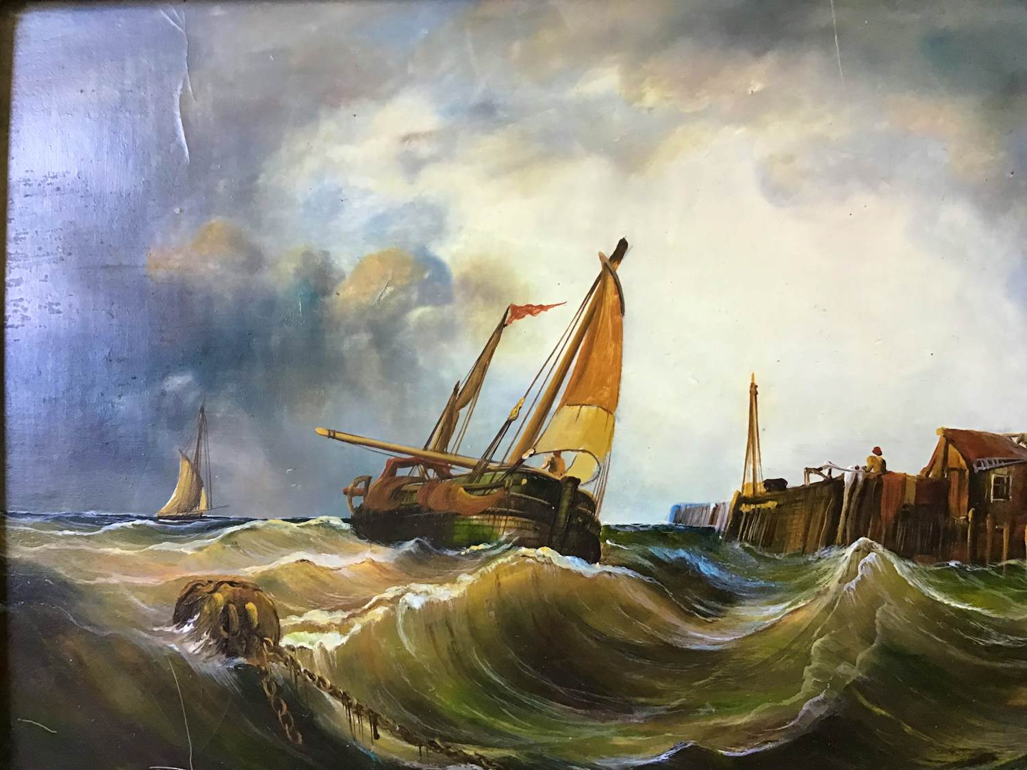 Onbekend - Onder zeil. verkocht voor € 35!