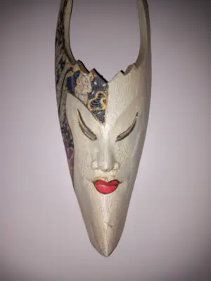 Onbekend - Prachtig etnisch stammenmasker uit Indonesië kopen? Bied vanaf 20!