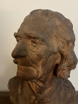 Paul De Vigne - Terra-cotta buste kopen? Bied vanaf 450!