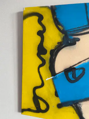 Herman Brood - Man met masker kopen? Bied vanaf 1500!