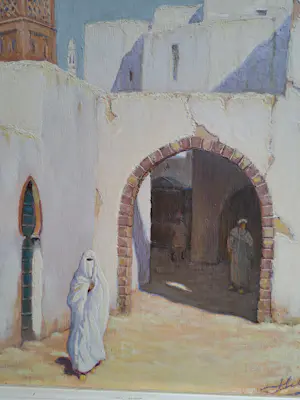 Onbekend - afrikaans stadsbeeld kopen? Bied vanaf 50!