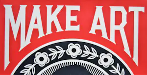 Shepard Fairey - MAKE ART NOT WAR - Gesigneerd kopen? Bied vanaf 20!