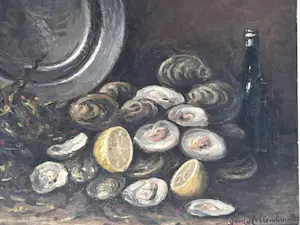 Léon Hellembrandt - Les bords de l’allier a Vichy kopen? Bied vanaf 200!