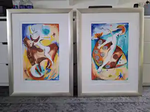 Angeles Nieto - Aqua en Fuego vendu pour 155€ !