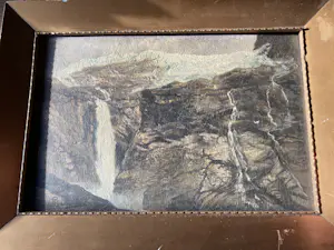 Jan van Lijnschooten - Berglandschaft mit Wasserfall kopen? Bied vanaf 40!