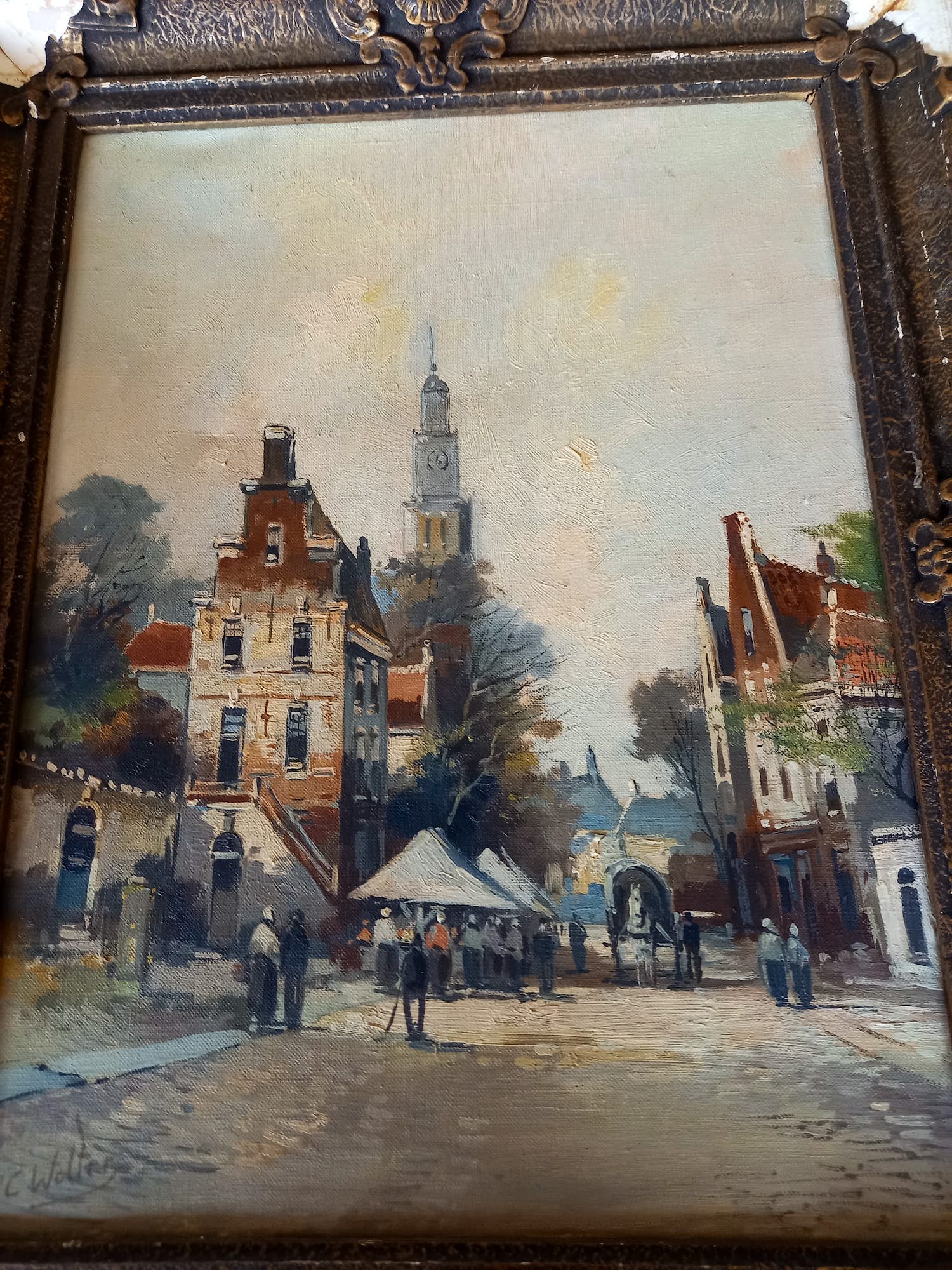 Clemens Wolters - Historische stadsgezicht kopen? Bied vanaf 100!