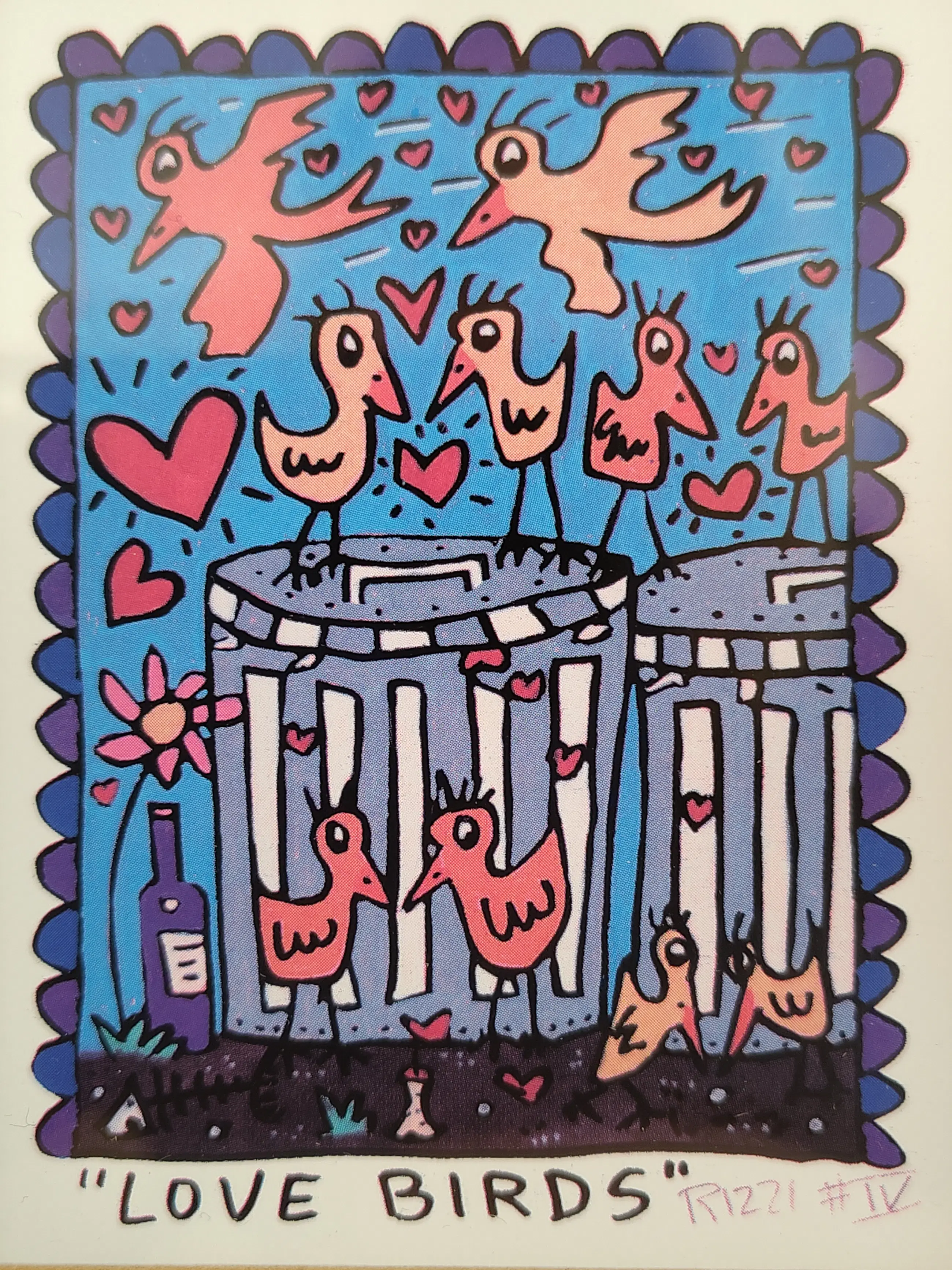 Want to buy James Rizzi - Love Birds? Bid from 100
