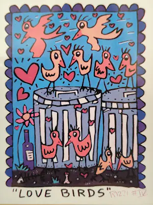 James Rizzi - Love Birds kopen? Bied vanaf 100!