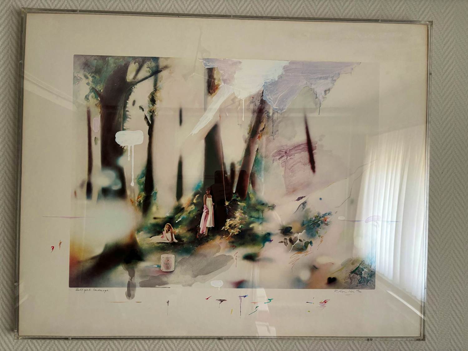 Richard Hamilton - Soft Pink Landscape kopen? Bied vanaf 1000!
