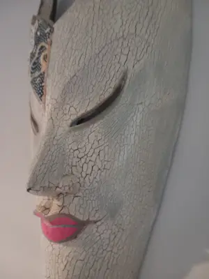 Onbekend - Prachtig etnisch stammenmasker uit Indonesië kopen? Bied vanaf 20!