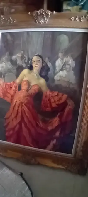 Yves Diey - Spaanse danseres met combo op achtergrond kopen? Bied vanaf 300!