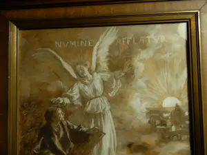 Eduard von Gebhardt - Engel met schrift-geleerde ( apostel) kopen? Bied vanaf 150!