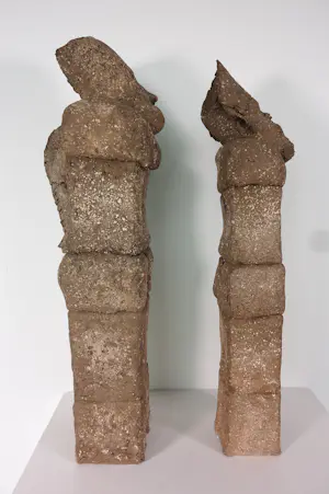 Onbekend - Keramiek, Set van twee staande figuren kopen? Bied vanaf 150!