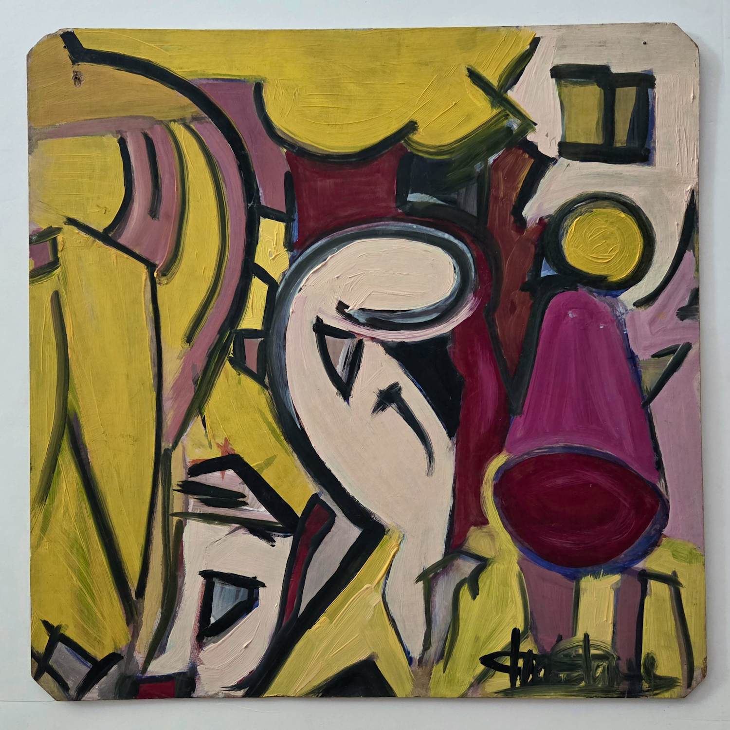 Onbekend - Figuren. Abstract. Modern. kopen? Bied vanaf 35!