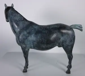 Brons (Onbekend) - Paard met masker kopen? Bied vanaf 350!