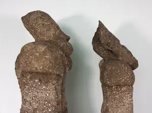 Onbekend - Keramiek, Set van twee staande figuren kopen? Bied vanaf 150!