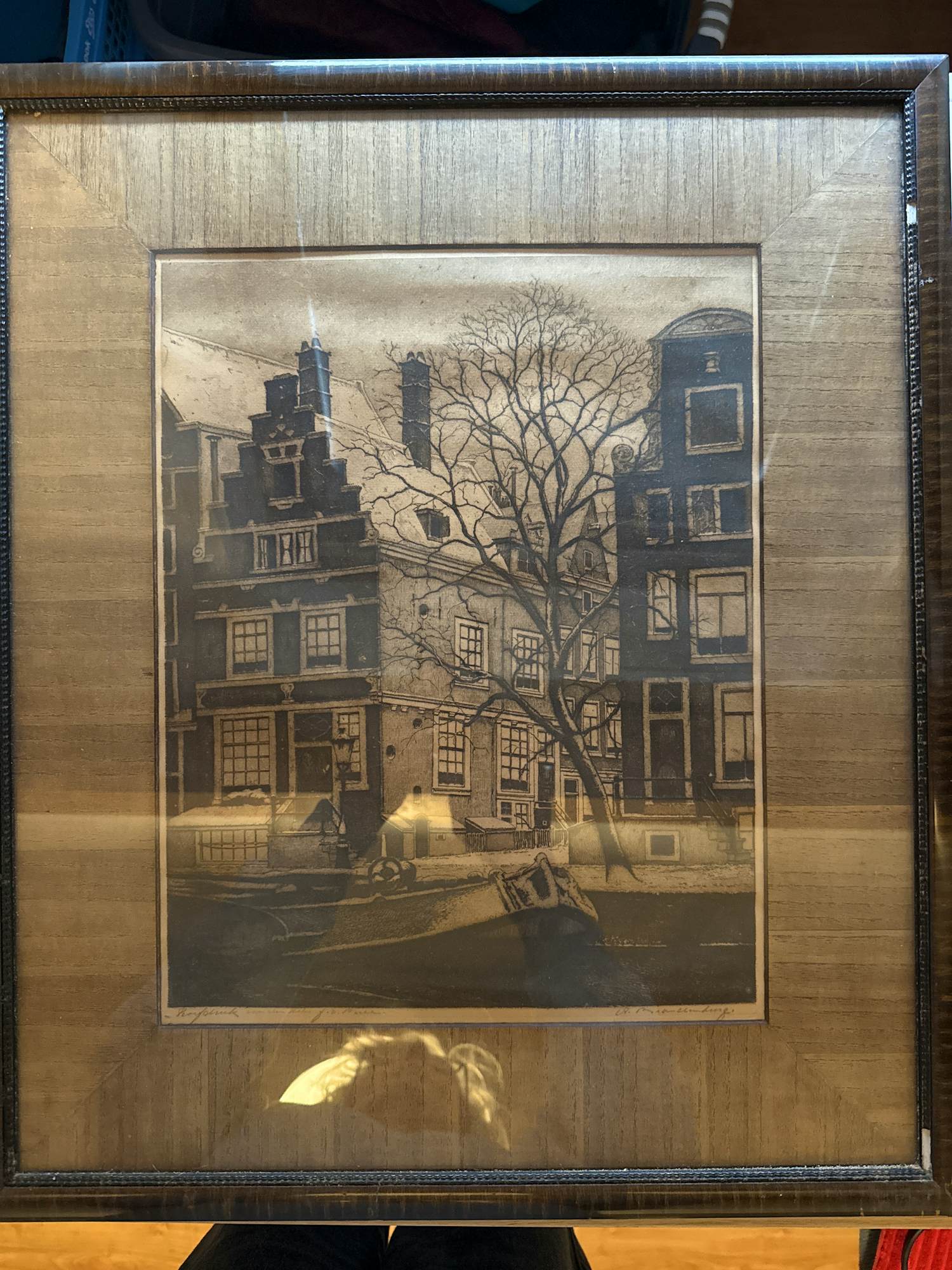 Cornelis Brandenburg - Stadsgezicht Amsterdam kopen? Bied vanaf 60!