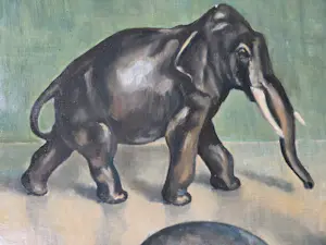 Onbekend - Stilleven met olifant. kopen? Bied vanaf 49!