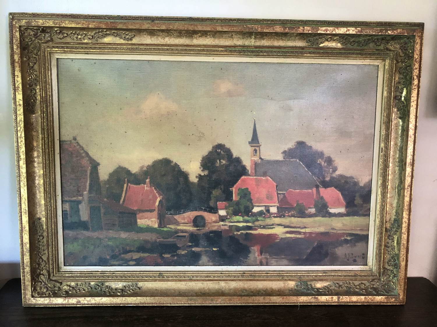 Arie Zwart - Hollands dorpje aan riviertje kopen? Bied vanaf 250!