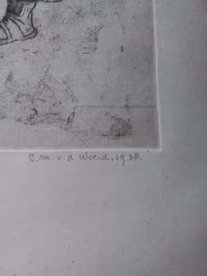 Cor van der Woerd - De Bedelaars, naar Rembrandt kopen? Bied vanaf 50!